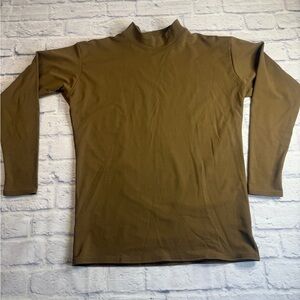 C.E. Schmidt Workwear Olive Green Mock Turtleneck. Outdoors. Layering. Size XXL.